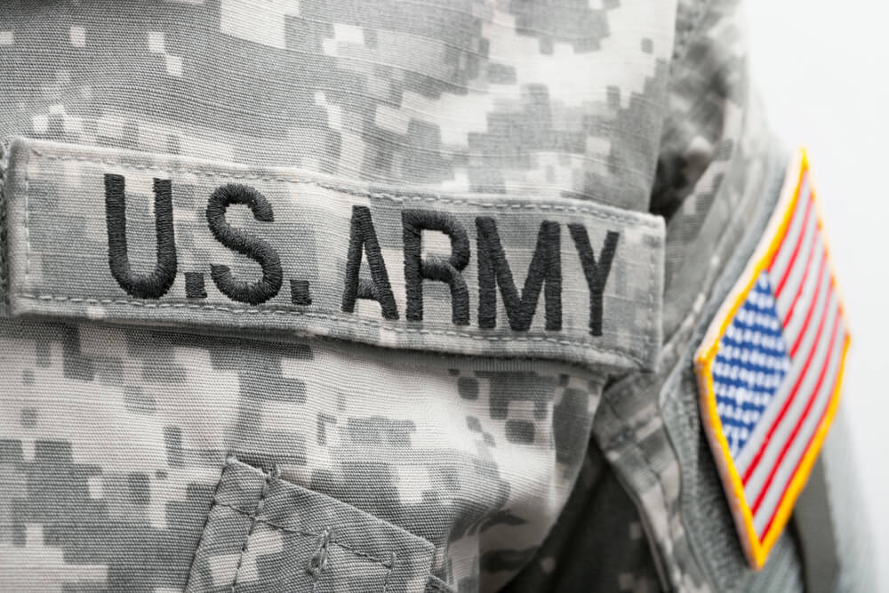 napis na mundurze - U.S.A Army